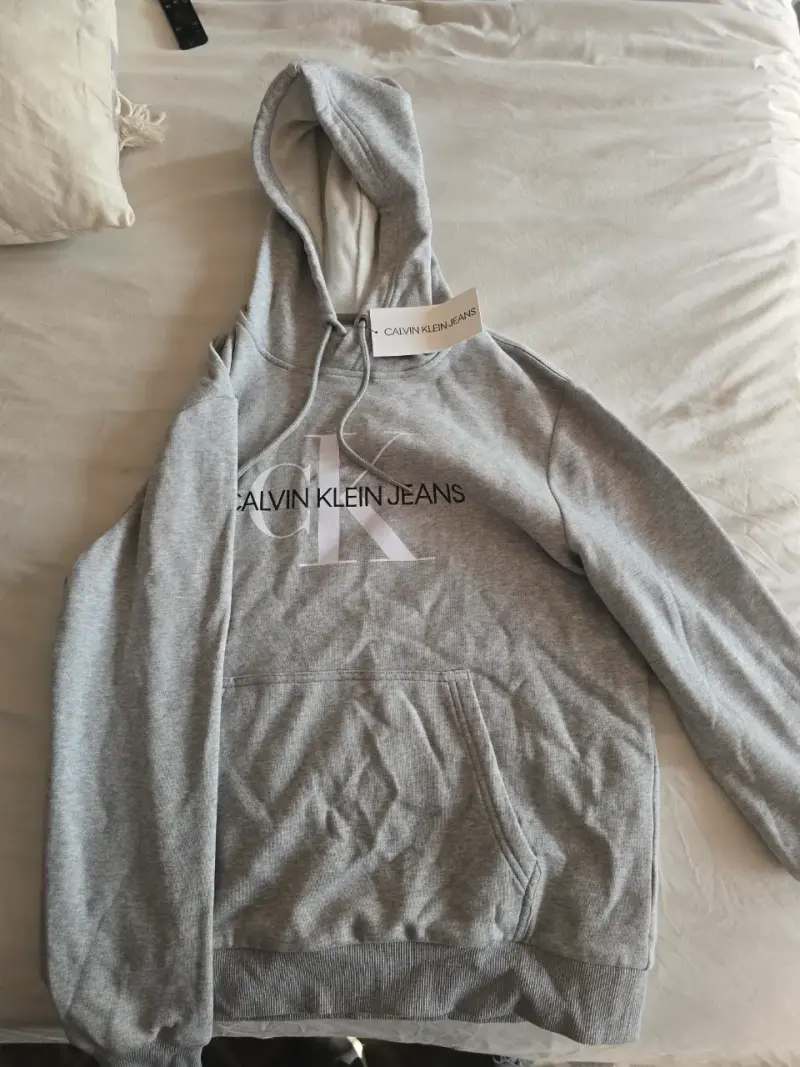 Polerón gris Calvin Klein - 4