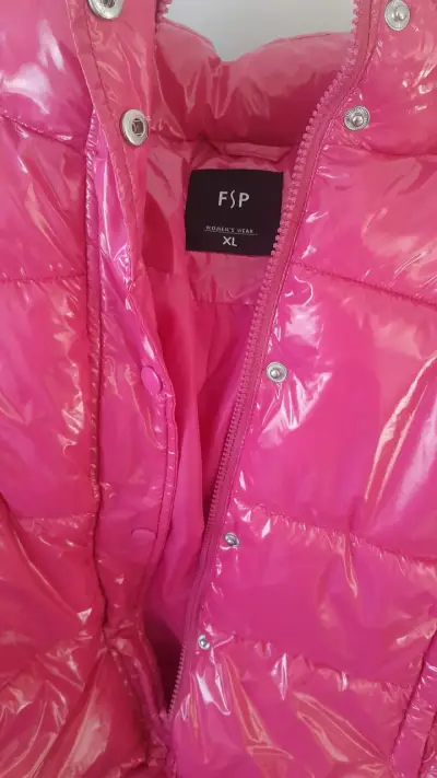 Chaqueta inflada rosada brillante - miniatura 2