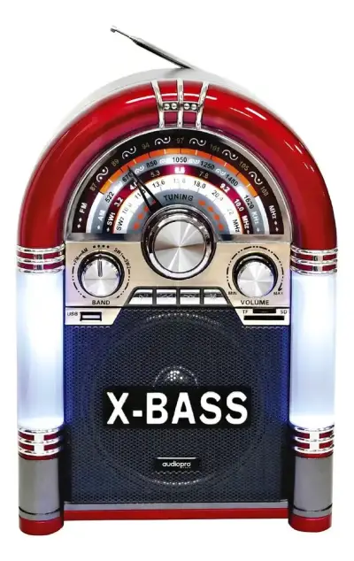 Radio Retro estilo Rockola Bluetooth - miniatura 1
