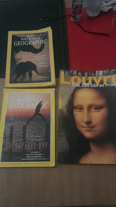 Revistas National Geographic y Louvre - miniatura 1