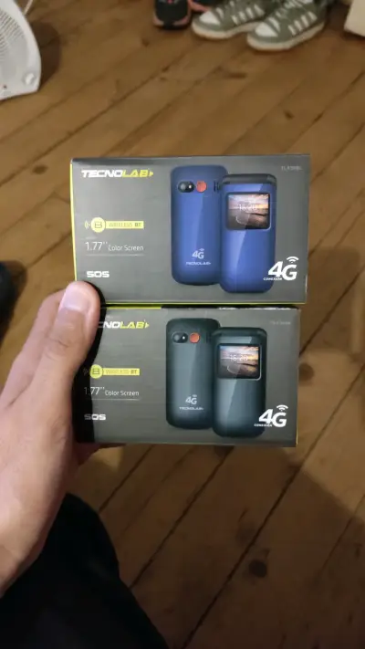 Teléfono 4G Senior Negro - miniatura 2