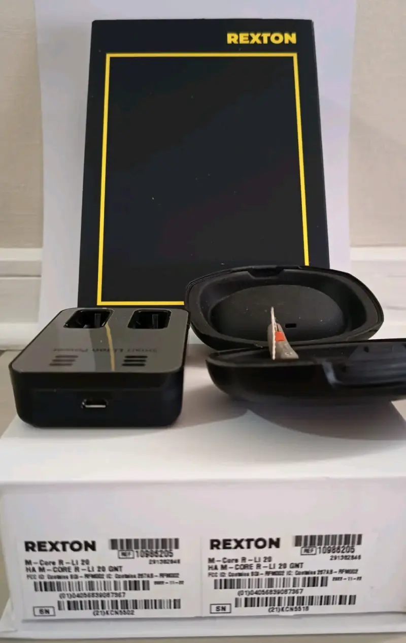 Audífono Rexton negro para hipoacusia oido derecho - 1