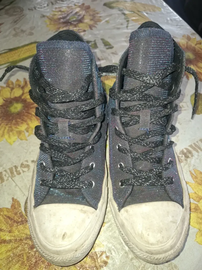 Zapatillas Converse negras brillantes - 3
