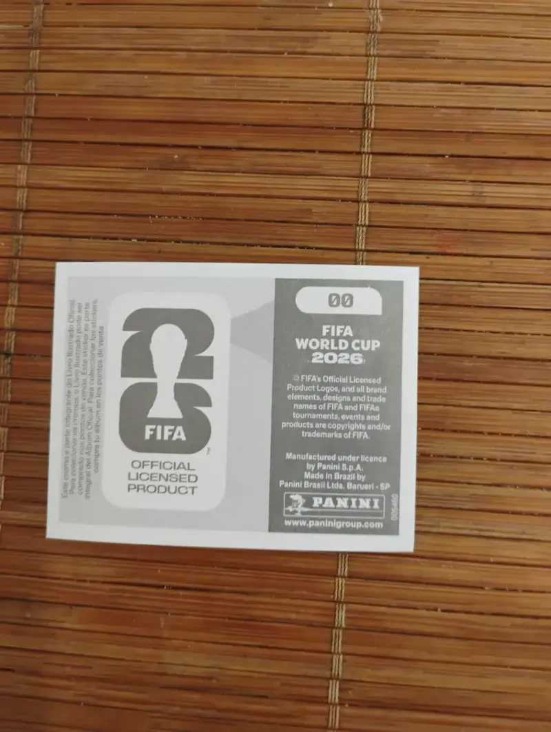 Lámina Panini holográfica 00 - 2