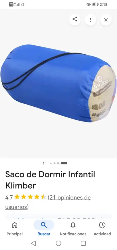 Saco de dormir infantil Klimber - miniatura 2