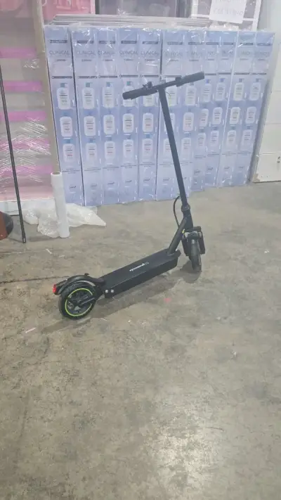 Scooter eléctrico plegable negro - miniatura 1