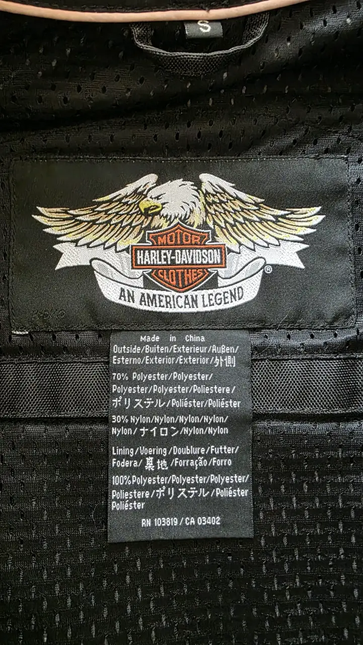 Chaqueta Harley-Davidson negra mujer - 1