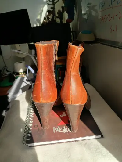 Botines de cuero marrón MINGO - miniatura 2