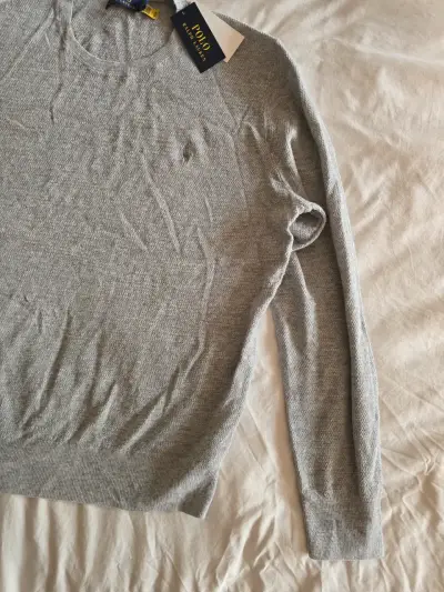 Suéter gris Polo Ralph Lauren - miniatura 3