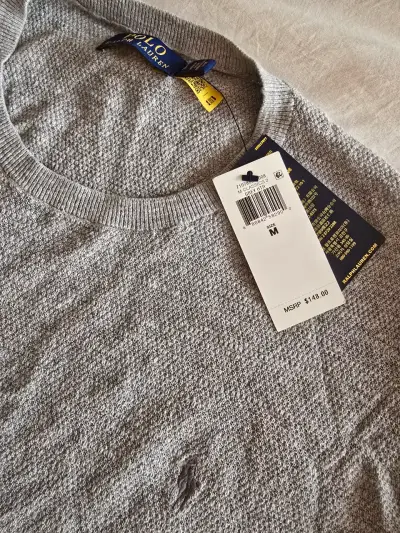 Suéter gris Polo Ralph Lauren - miniatura 5
