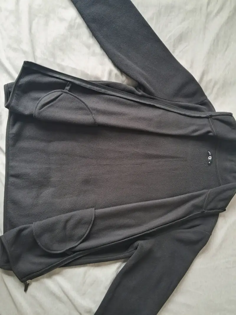 Chaqueta polar gris de hombre - 3