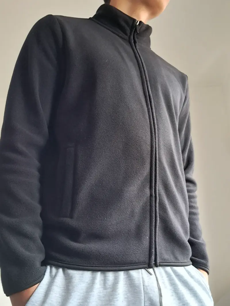 Chaqueta polar gris de hombre - 6