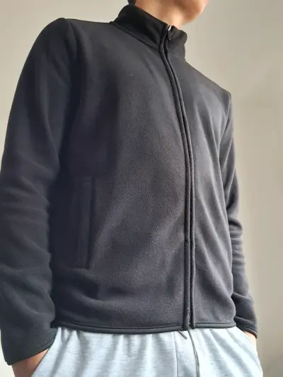 Chaqueta polar gris de hombre - miniatura 6
