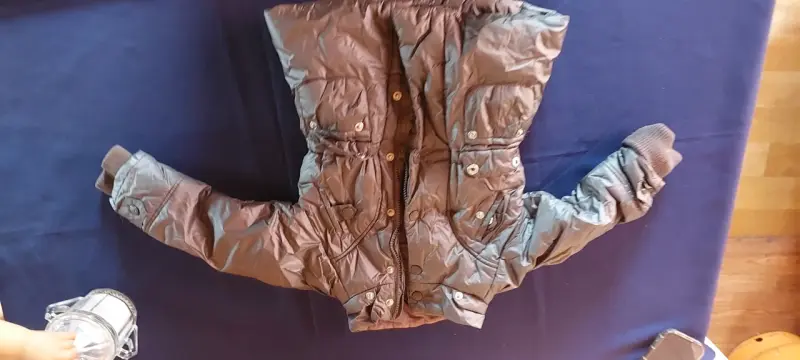 Enterito impermeable rosa para niña - 3