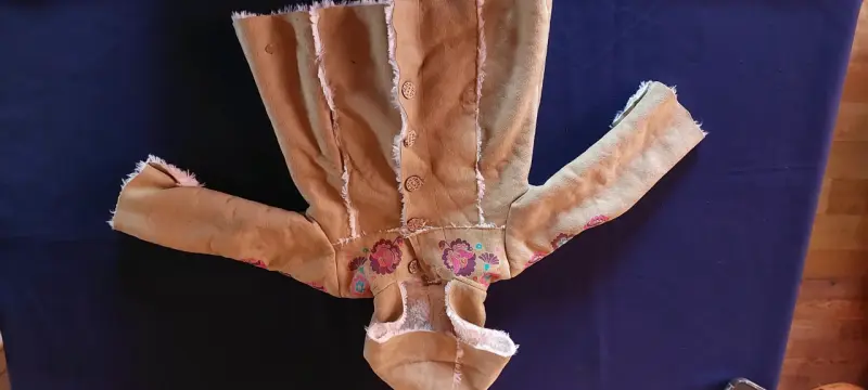 Enterito impermeable rosa para niña - 4
