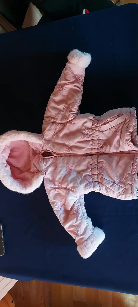 Enterito impermeable rosa para niña - 5