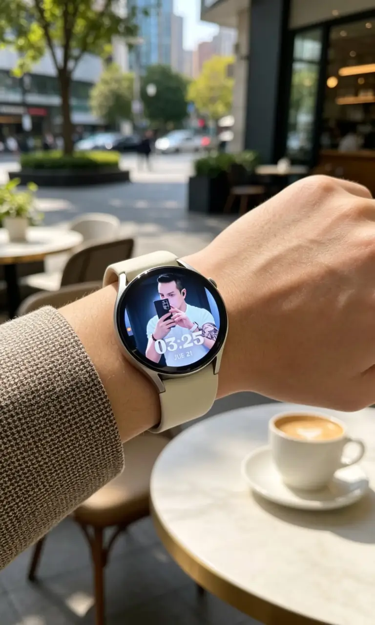 Reloj inteligente blanco Samsung galaxy watch 6 - 4