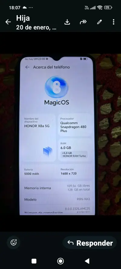 HONOR X8a 5G 128 GB - miniatura 1