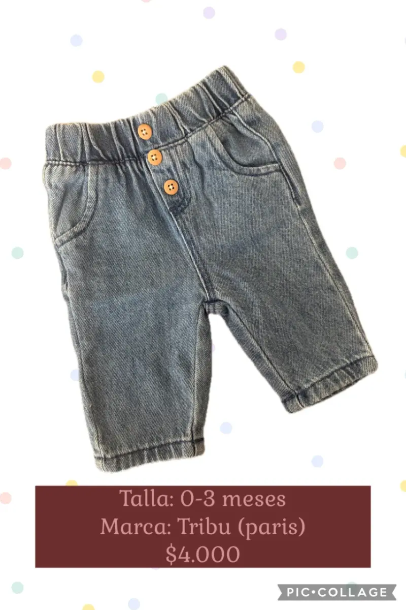 Pantalones de mezclilla bebé