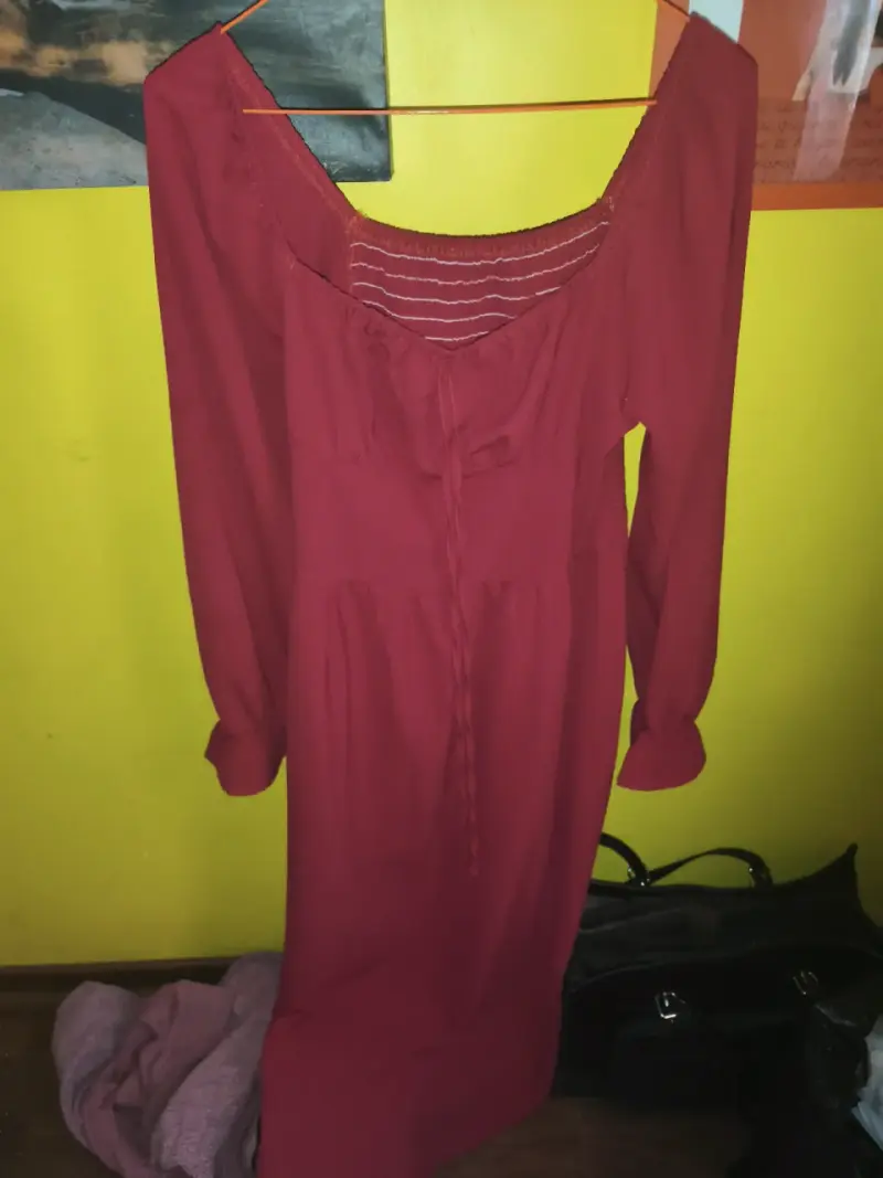 Vestido medieval rojo - 2