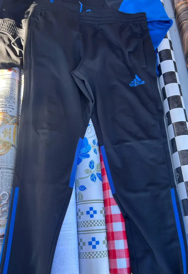 CONJUNTO BUZO ADIDAS PERFORMANCE (NEGRO/AZUL REY - 4