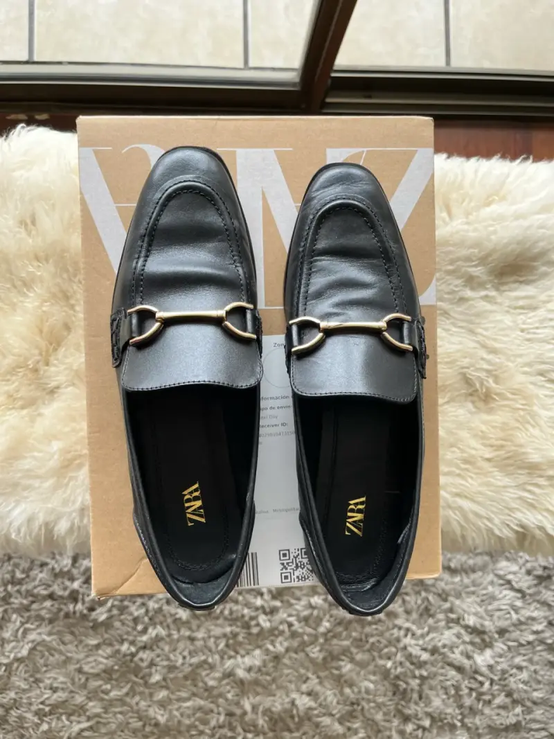 Mocasines Zara negros - 4
