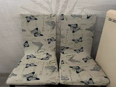 Silla y Funda para silla con mariposas - miniatura 1