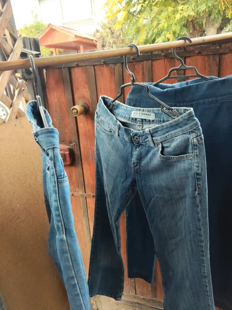 Lote de jeans para hombre y mujer usados, buen est - 2