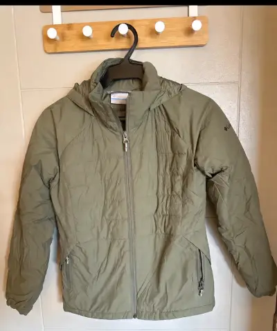 Chaqueta verde Columbia con capucha Niño - miniatura 1
