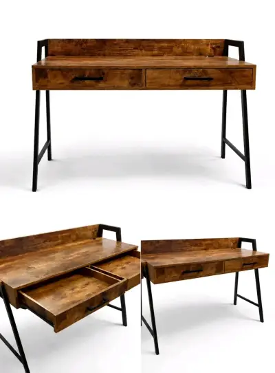 Escritorio de madera con USB - miniatura 1