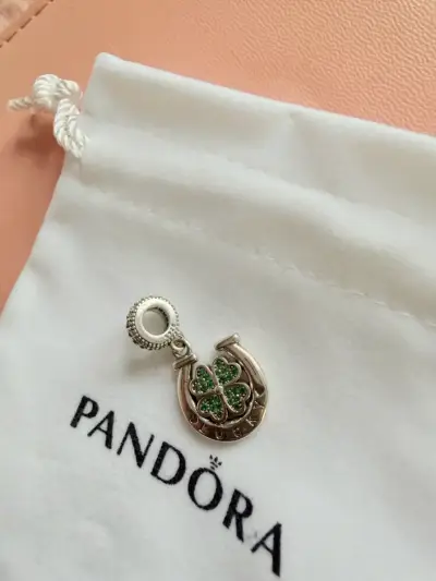 Charm  trébol plata 925 - miniatura 2