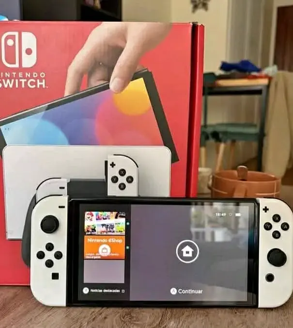 Consola Nintendo Switch OLED + 2 juegos fisicos - 1