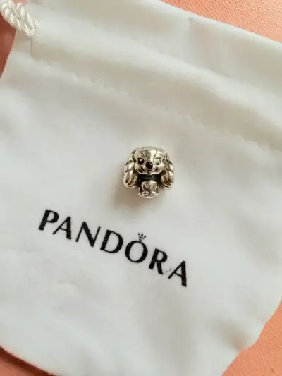 Charm dama y el vagabundo Disney plata 925 - miniatura 1