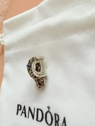 Charm luna y estrellas Plata 925 - miniatura 2