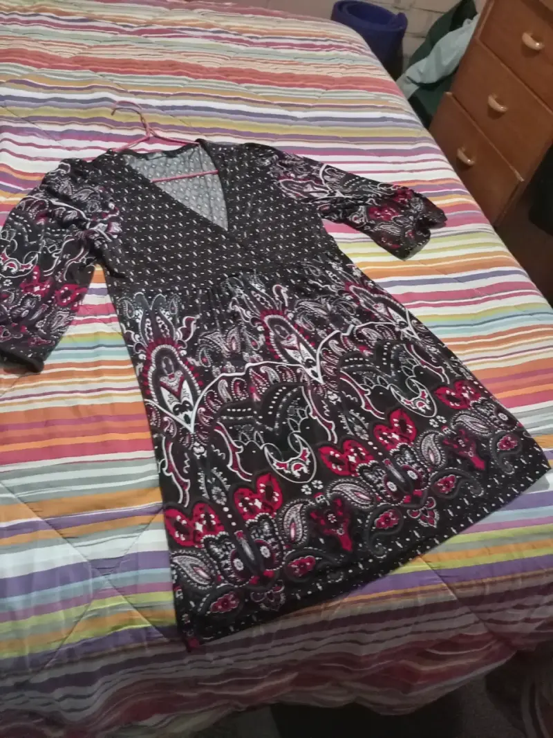 Vestido estampado floral - 1