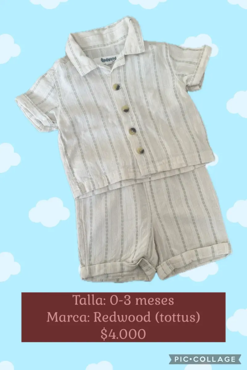 Conjunto bebé 0-3 meses rayado