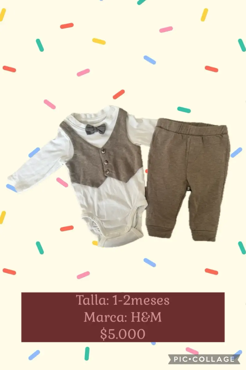 Conjunto bebé H&M 1-2 meses