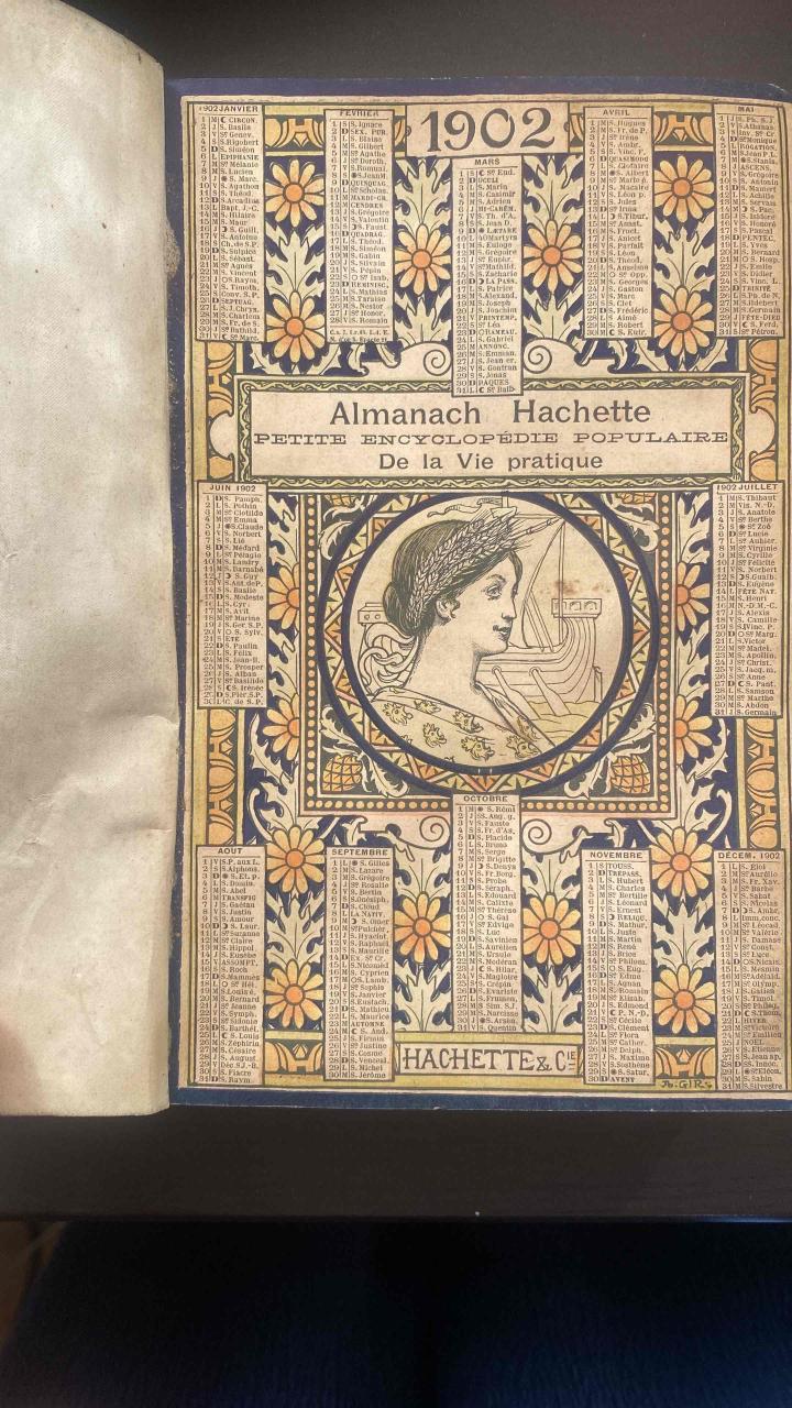Almanaque Hachette 1902 - 2