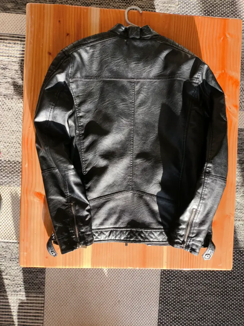 Chaqueta de cuero negra Opposite - 2
