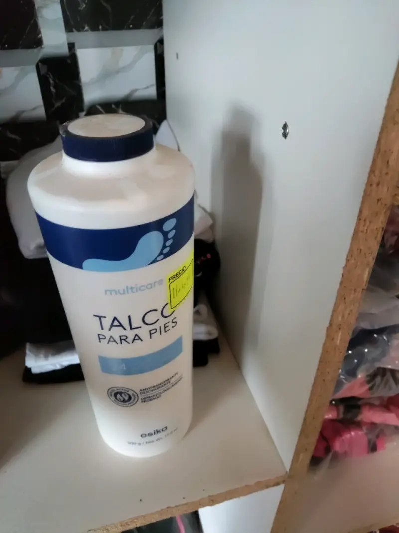 Talco para pies Multicare