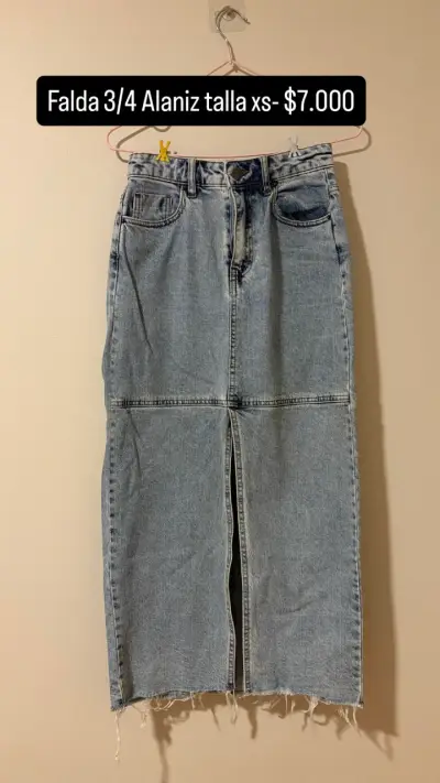 Falda denim 3/4 Alaniz - miniatura 1