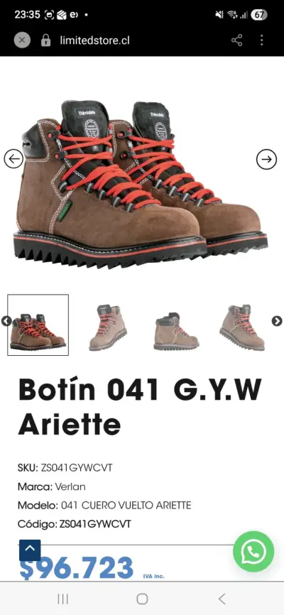 Botines marrones Verlan Ariette - miniatura 2