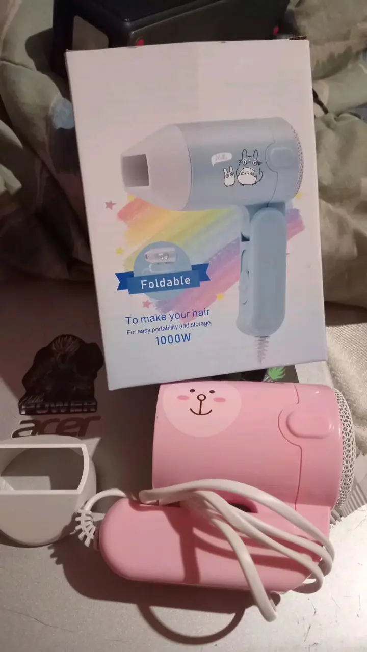 Ventilador de pie azul