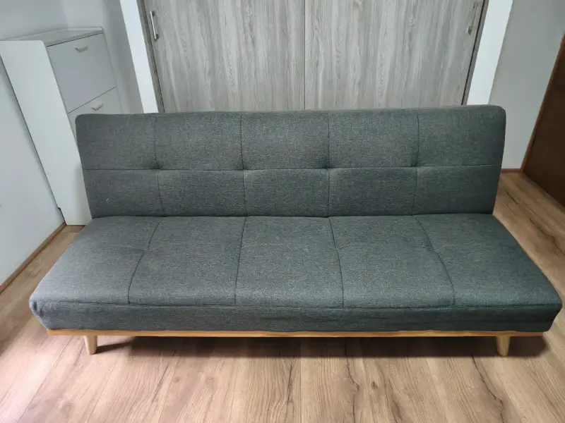 Sofá cama gris moderno - 2