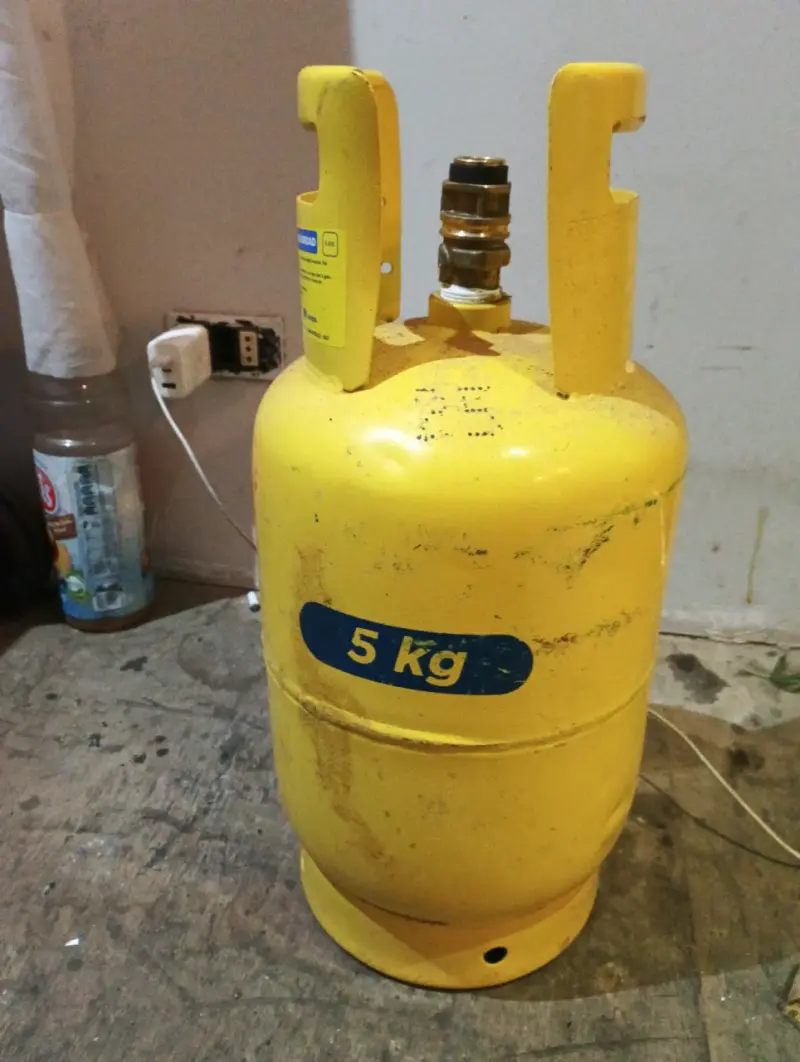 Balón de gas 5 kg amarillo