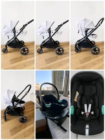 Vendo coche + Silla y Base para auto Cybex - miniatura 1