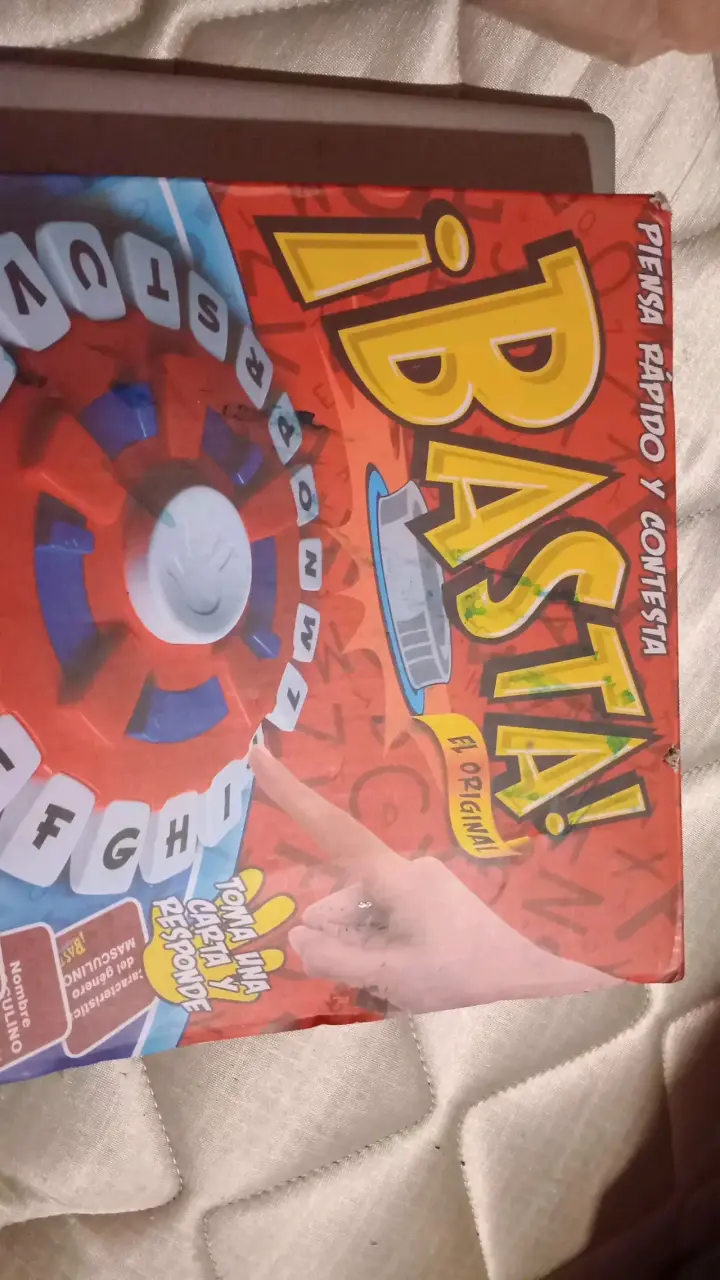 Juego de mesa Basta! letras