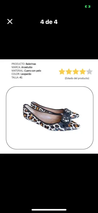 Balerinas Anzetutto leopardo - miniatura 1