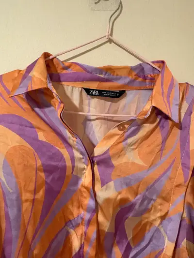 Camisa estampada de colores Zara - miniatura 1