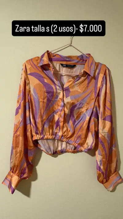 Camisa estampada de colores Zara - miniatura 2